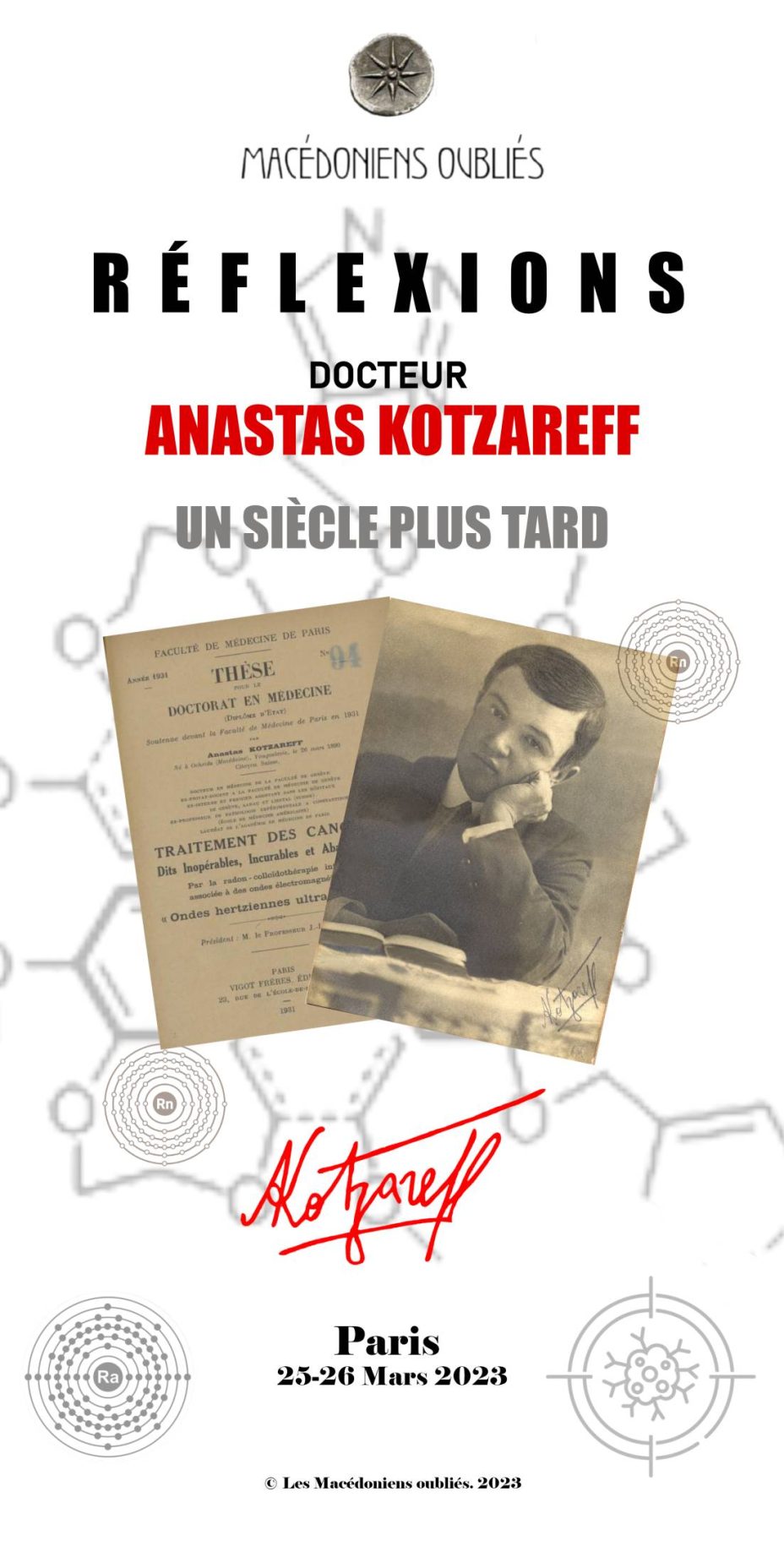 2023.03.26_Одблесоци за д-р Анастас Коцарев во Париз 2023.03.26_Одблесоци_13_Плаката за одбележувањето на д-р Коцарев