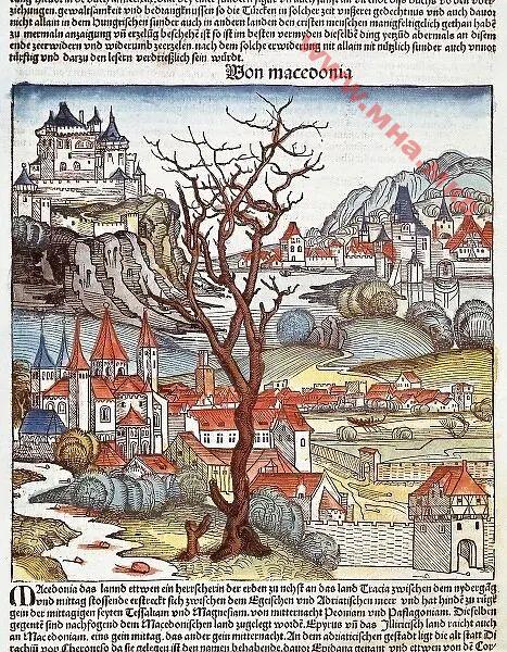 1493_Hartmann Schedel, Liber Chronicarum – ‘Von Macedonia’, Nuremberg