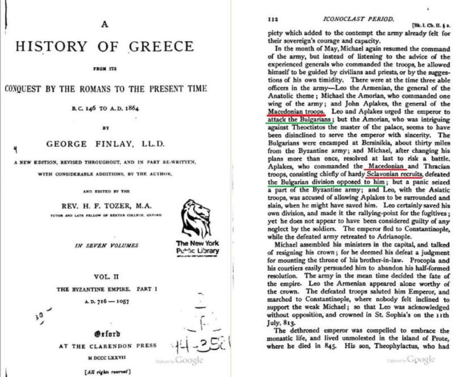 0813 « 1877_George Finlay – A history of Greece …; vII, p112; Oxford