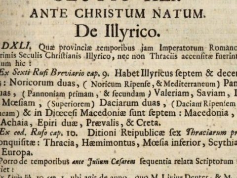 1745_Johann Christoph Jordan – ‘De Originibus Slavicis (De Illyrico – Diœcesi Macedoniæ)’