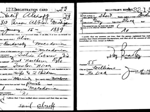 1917_US military draft documents