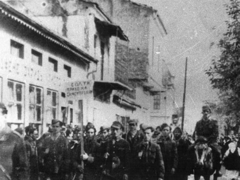 1944_НОБ транспарент (Солун право на самоопределување) 1944_НОБ транспарент (Солун право на самоопределување)