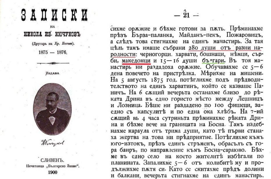 1900_Никола Ќучуков - 'Записки', Сливен