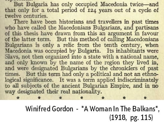 1916_Winifred Gordon – ‘A Woman in the Balkans’, p115 1918_Winifred Gordon - 'A Woman in the Balkans', p115