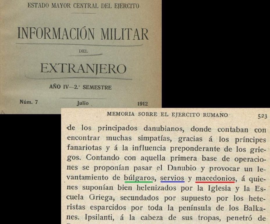 1912.07_Estado Mayor Central Del Ejercito - Informacion Miltar del Extranjero