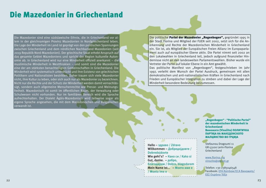 2019.12_ Föderalistische Union Europäischer Nationalitäten, Die Mazedonier in Griechenland und in Albanien 2019.12_ Föderalistische Union Europäischer Nationalitäten, Die Mazedonier in Griechenland und in Albanien
