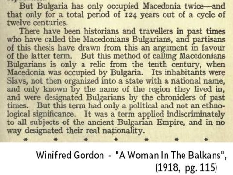1916_Winifred Gordon – ‘A Woman in the Balkans’, p115 1918_Winifred Gordon - 'A Woman in the Balkans', p115