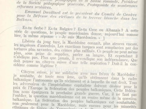 1926_La Fédération Balcanique – Emanuel Duvillard (Je suis Macédonien) 1926_La Fédération Balcanique - Emanuel Duvillard (Je suis Macédonien)