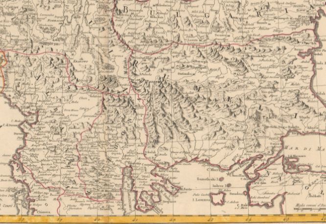 1788_Antonio Zatta - 'Parte dell'Impero Ottomano che confina con gli Stati Austriaco e Veneto', Venezia