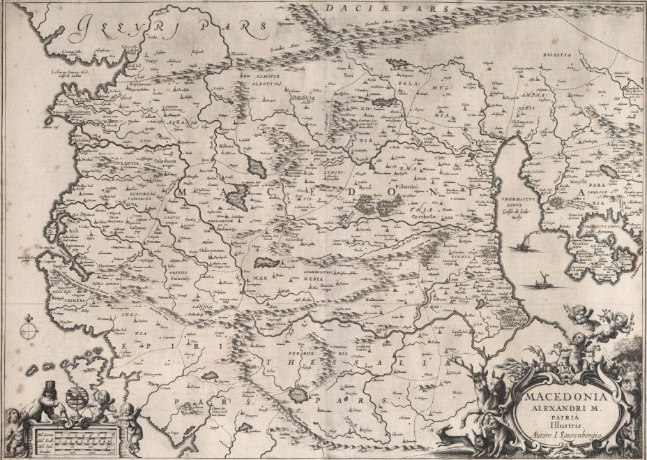 1650_J. Saurenbergio - 'Macedonia, Alexandri M. Patria.', Amsterdam (Johannes Jansson)