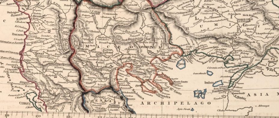 1828_Aaron Jr. Arrowsmith - ’Northern Turkey in Europe, with part of Hungary and Dalmatia‘, London