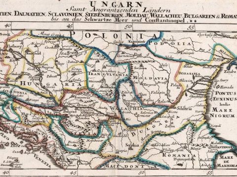 1716_Gabriel Bodenehr - 'Ungarn Samt Angrantzenden Landern Croatien, Dalmatien, Sclavonien, Siebenburgen', Augsburg