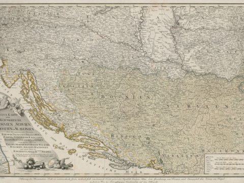 1788_C. Schütz & F. Muller - 'Neueste Karte der Koenigreiche Bosnien Servien Croatien und Slavonien ...', Wien