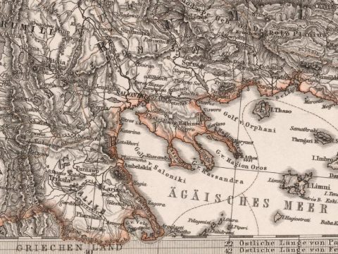 1867_Adolf Stieler, A. Petermann - ’Ost-Europa. Sud-West-Russland & die Turkei. (Southeast Europe).‘, Gotha