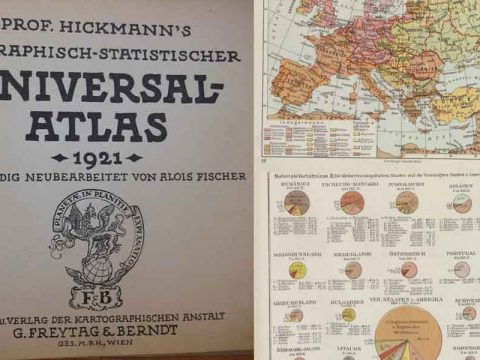 1921_Anton Leopold Hickmann - “Geographisch-Statistischer Universal-Atlas”, Wien