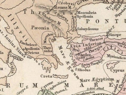 -0484 – -0425_Земјописна карта за времето на Херодот