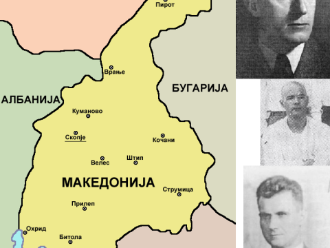 1944_Карта од нацистичкиот проект за Независна Држава Македонија