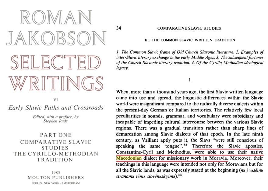 1985_Roman Jakobson - 'Selected writings, Early Slavic Paths and Crossroads', p34, tVI