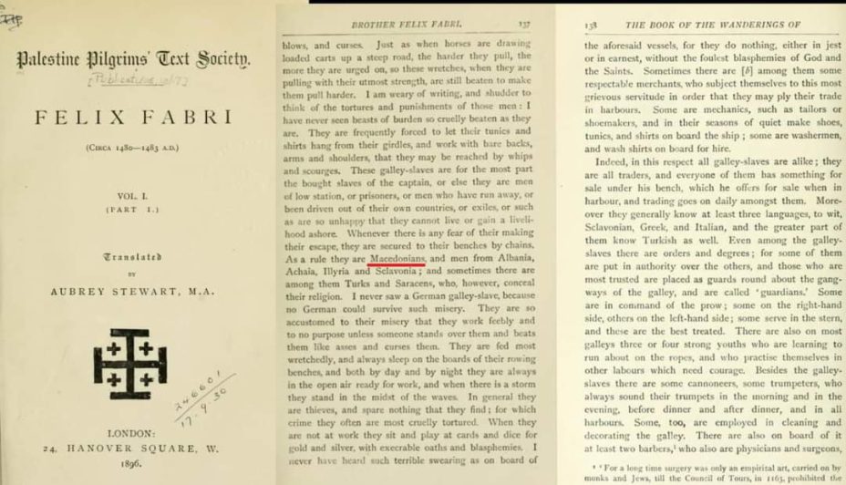 1480 – 1483 « 1896_Aubrey Stewart - ’The book of wanderings of brother Felix Fabry‘, London