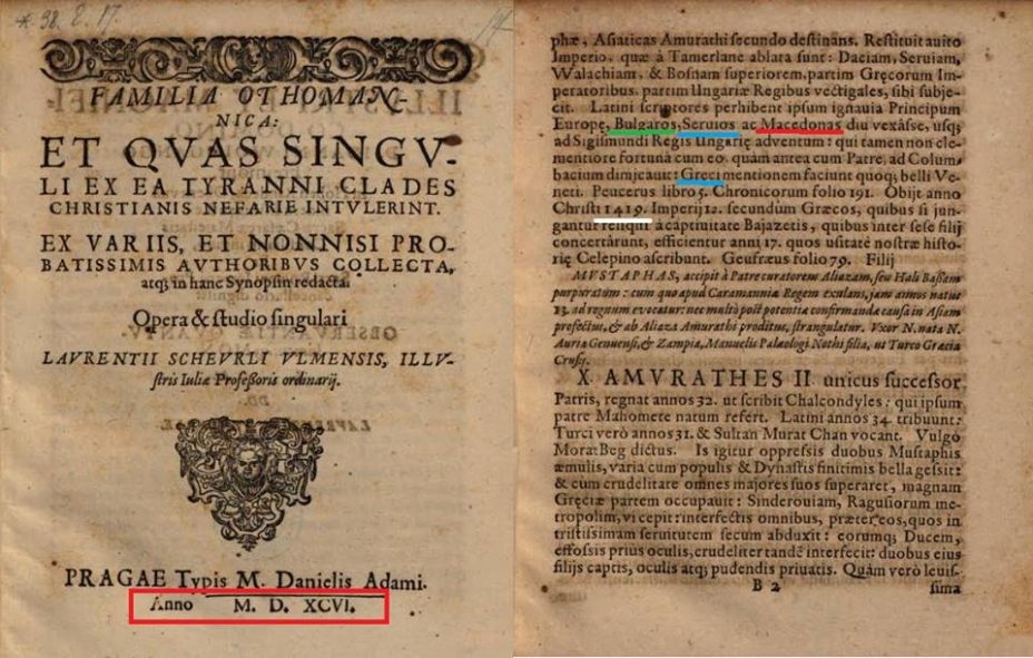 1596_Lorenz Scheurl – ‘Familia Othomannica, Et Quas Singuli Ex Ea Tyranni Clades Christianis Nefarie Intulerint …’ 1595_Lorenz Scheurl - 'Familia Othomannica, Et Quas Singuli Ex Ea Tyranni Clades Christianis Nefarie Intulerint ...'