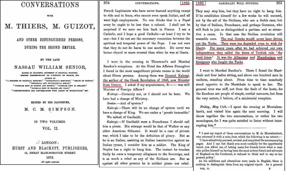 1878_Nassau William Senior - 'Conversations with M. Thiers, M. Guizot and other..' v. II, London