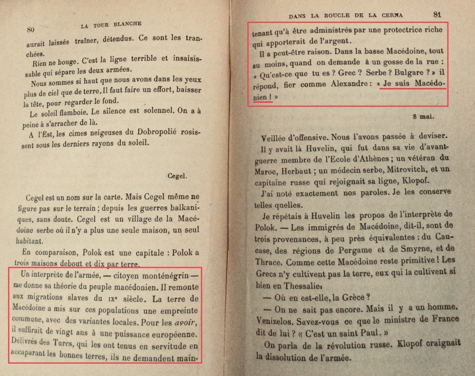 1921_Etienne Burnet – ‘La Tour blanche, Armée d’Orient 1916-1917’, p80-81, Paris 1921_Etienne Burnet - 'La Tour blanche, Armée d’Orient 1916-1917', p80-81, Paris