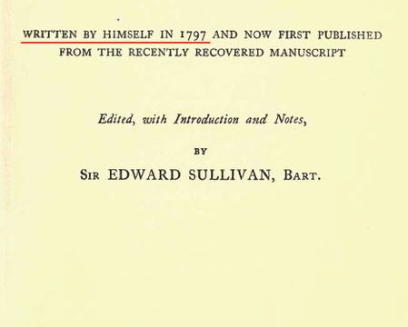 1797 « 1906_Sir Edward Sullivan - 'Buck Whaley’s Memoirs including his journey to Jerusalem', London