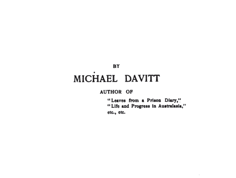 1903_Michael Davitt - ’Within the Pale‘, London