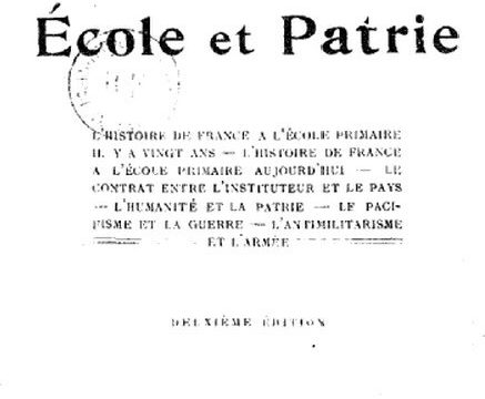 1908_George Duruy - 'Ecole et Patrie'