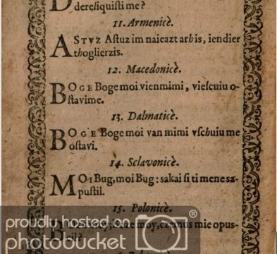 1603_Hieronymus Megiser - 'Thesaurus Polyglottus', p54