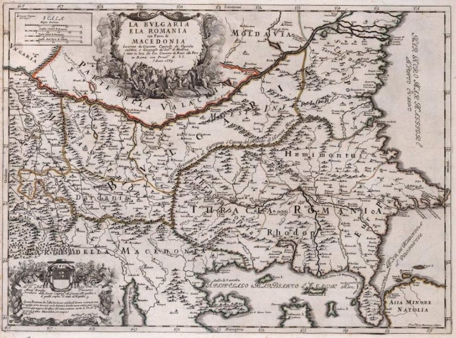 1689_Cantelli, Rossi, Donia – ‘La bulgaria e la romania con parte di macedonia’, Roma 1689_Cantelli, Rossi, Donia - 'La bulgaria e la romania con parte di macedonia', Roma