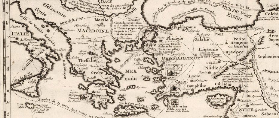 1718_Nicolas Gueudeville, Chatelain Henri – ‘Tom I. No. 7. Carte Historique, Cronologique, Geographique De L’Empire Grec’, Amsterdam 1718_Nicolas Gueudeville, Chatelain Henri - 'Tom I. No. 7. Carte Historique, Cronologique, Geographique De L'Empire Grec', Amsterdam