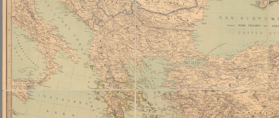 1877_Heinrich Kiepert – ‘Türkischen Reiches’ 1877_Heinrich Kiepert - 'Türkischen Reiches'