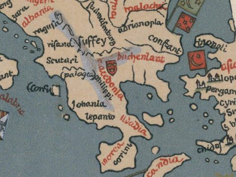 1492_Martin Behaim – ’Globe Gores 1 – 4. Martin Behaim’s Erdapfel‘, London 1492_Martin Behaim - ’Globe Gores 1 - 4. Martin Behaim's Erdapfel‘, London