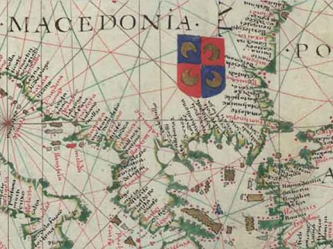 1576_Македонија на мапи од Fernão Vaz Dourado 1576_Македонија на мапи од Fernão Vaz Dourado
