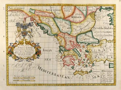 1738_Osmanlı Avrupası Haritası – ‘Map of the Ottoman Empire in Europe’ 1738_Osmanlı Avrupası Haritası - 'Map of the Ottoman Empire in Europe'