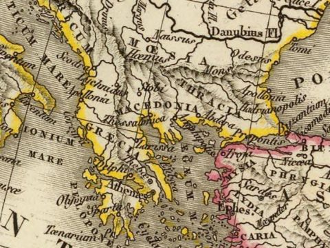 1821_Adrien Hubert Brue – ’Monde connu des anciens.‘, Paris 1821_Adrien Hubert Brue - ’Monde connu des anciens.‘, Paris