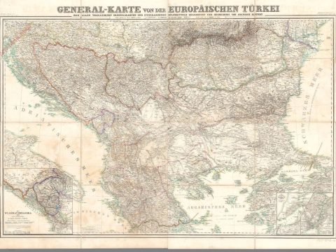 1853_Heinrich Kiepert – ‘General-Karte von der Europaischen Turkei, Berlin (Dietrich Reimer) 1853_Heinrich Kiepert - 'General-Karte von der Europaischen Turkei, Berlin (Dietrich Reimer)