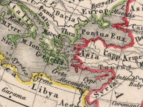 1861_Heinrich Kiepert – ‘Orbis Terrarum Ptolemaeo descriptus’, Berlin (Dietrich Reimer) 1861_Heinrich Kiepert - 'Orbis Terrarum Ptolemaeo descriptus', Berlin (Dietrich Reimer)