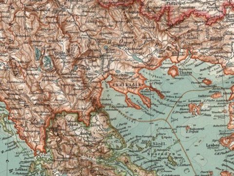 1904_Adolf Stieler, B. Domann, C. Vogel – ’50. Balkan-Halbinsel‘, Gotha (Justus Perthes) 1904_Adolf Stieler, B. Domann, C. Vogel - ’50. Balkan-Halbinsel‘, Gotha (Justus Perthes)