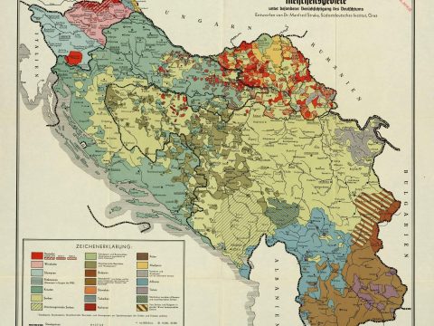 1940_Manfred Straka Dr. – ‘Jugoslawien – Volkliche Gliederung Mehrheitsgebiete’, Graz
