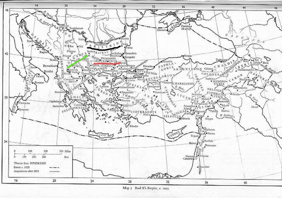 1025_Распоред на темите во Ромеија 1025_Распоред на темите во Ромеија