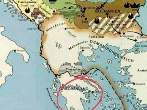 1840-1864_Германска карта на воените дејствија во Османлиската Империја 1840-1864_Германска карта на воените дејствија во Отоманската Империја