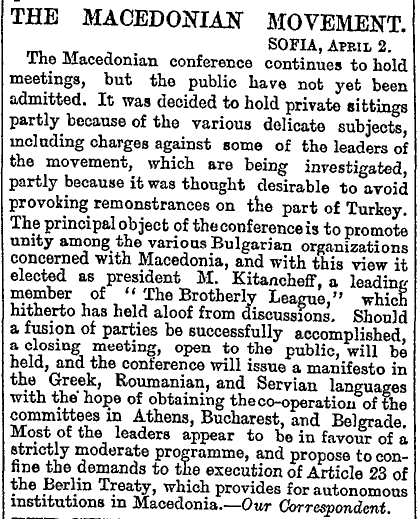 1895.04.06_The London Times, p07 - The Macedonian movement