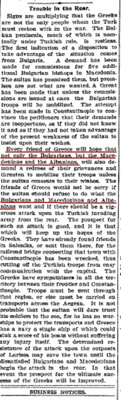 1897.04.23_The Brooklyn Daily Eagle – Trouble in the rear, p6 1897.04.23_The Brooklyn Daily Eagle - Trouble in the rear, p6