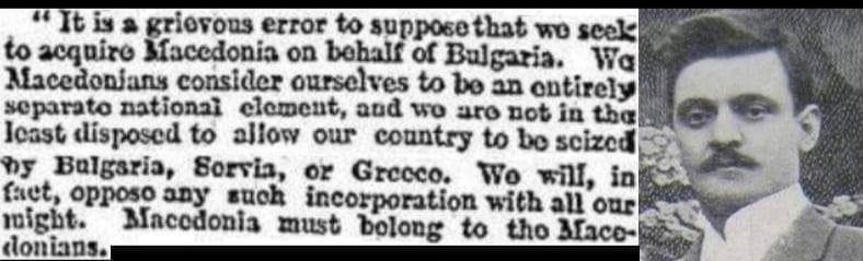 1901.04.12_The Times, London - The Macedonian agitation, Boris Sarafov