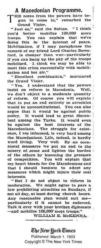 1903.03.01_The New York Times – Sultan about Macedonians 1903.03.01_The New York Times - Sultan about Macedonians