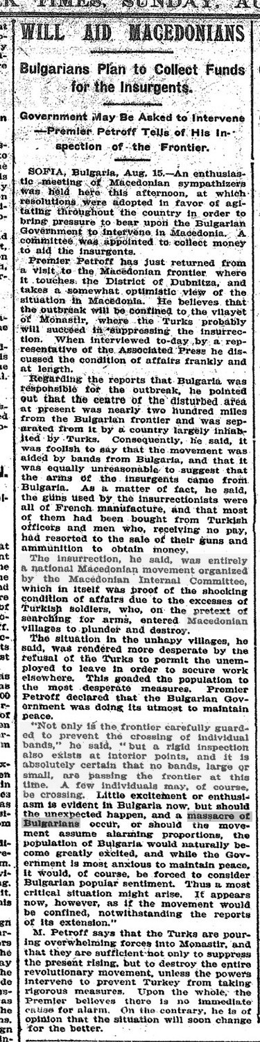 1903.08.15_The New York Times – will aid Macedonians 1903.08.15_The New York Times - will aid Macedonians