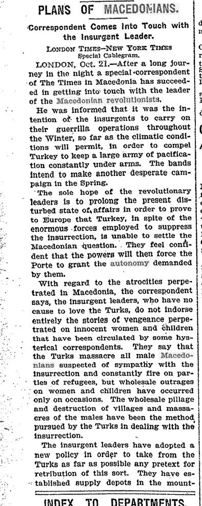 1903.10.21_The New York Times – Plans of Macedonians 1903.10.21_The New York Times - Plans of Macedonians