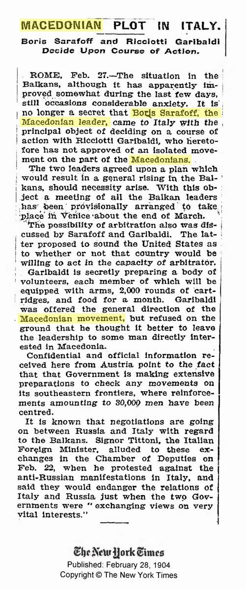 1904.02.28_The New York Times - Macedonian plot in Italy